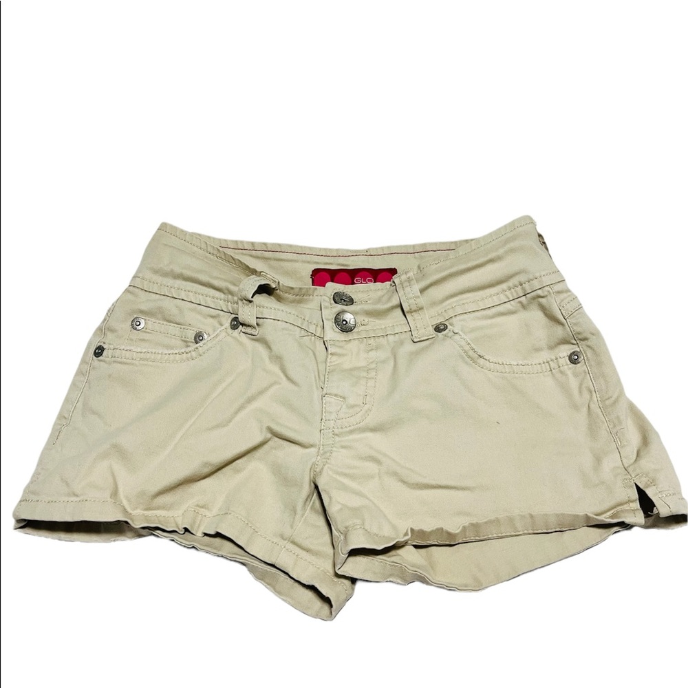 Glo Jeans Women's Juniors Khaki Shorts Size 0